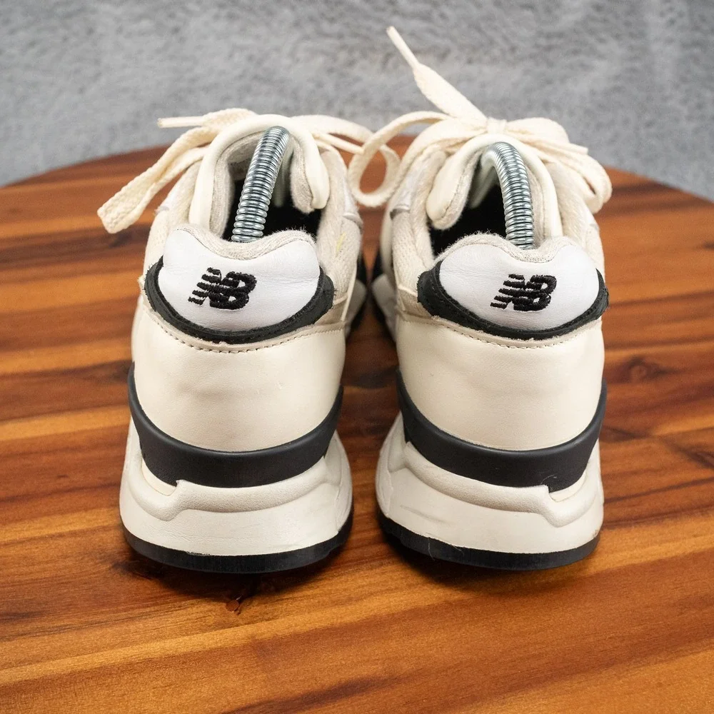 New Balance 998 Made in USA x Teddy Santis Men Size 6.5 White Black U998TI